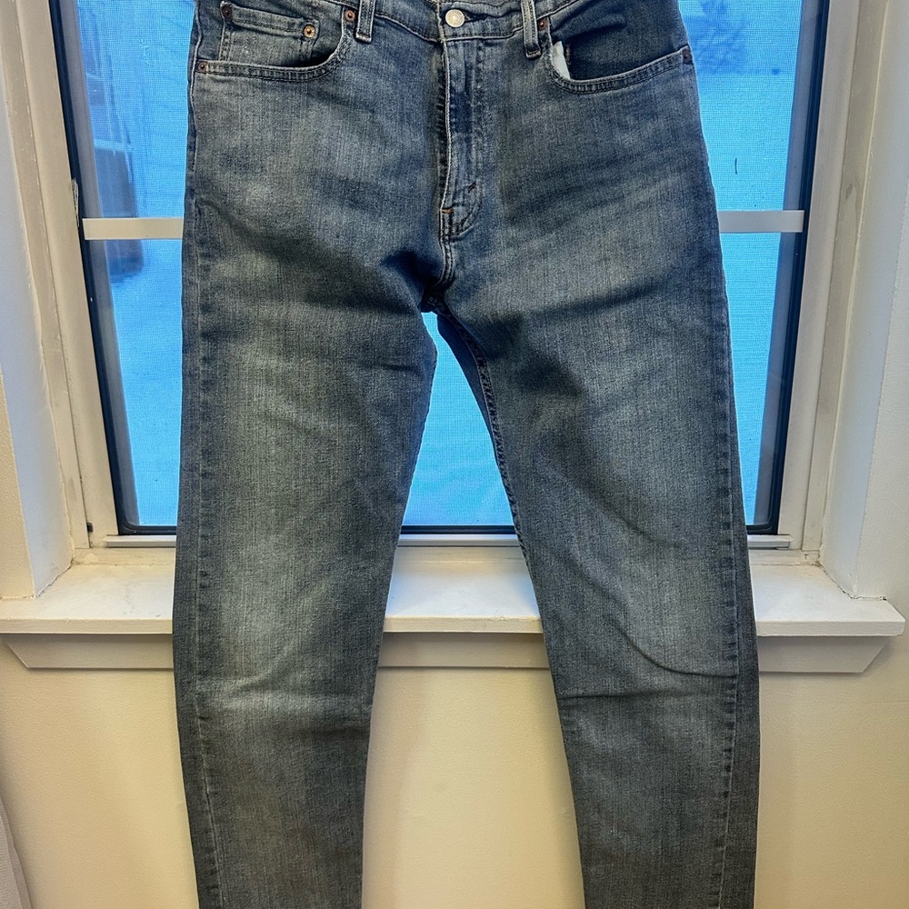 Levi's Men's Straight Fit Blue Jeans